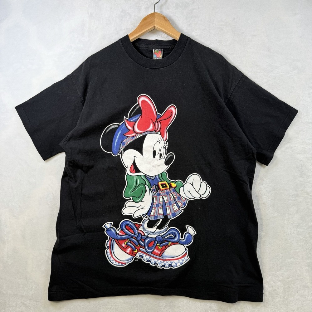 Vintage Mickey Unlimited Jerry Leigh T Shirt One Size Fits All Minnie Mouse Kilt
